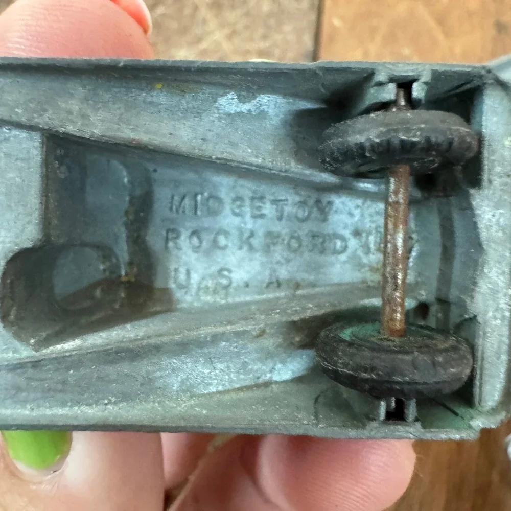 Vintage 1960s Midge toy Rockford Diecast Toy Cars Lot Roadster Troop‎ Carrier